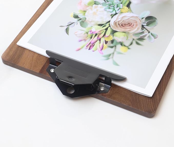 Solid Hardwood Walnut Clipboard - Image 4