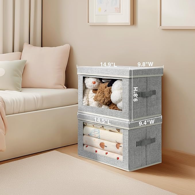 Storage Boxes with Lids - Image 2