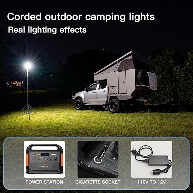 CONPEX Telescopic LED Camping Lights 18000 Lumens - Image 5