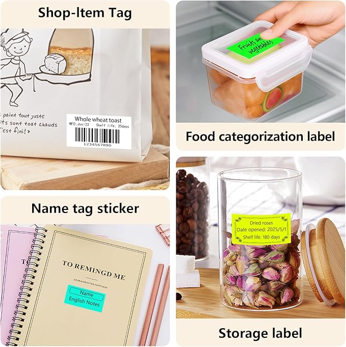 1x2 Inch Thermal Labels, Waterproof Removable Blank Stickers - Image 7