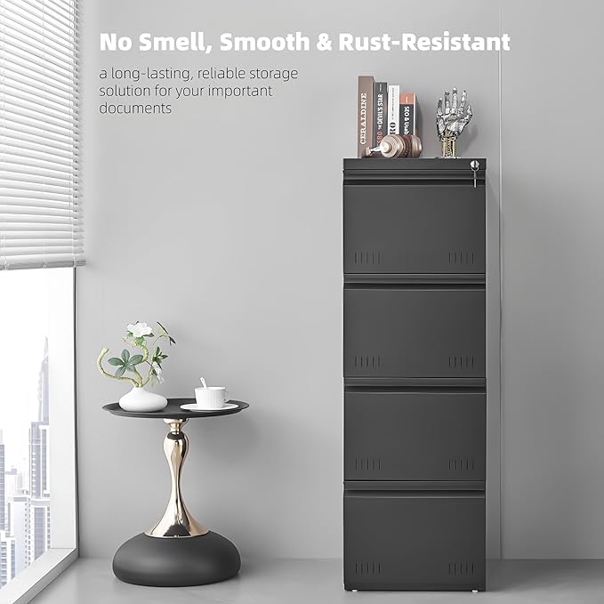 Vertical 4 Drawer File Cabient - Image 3