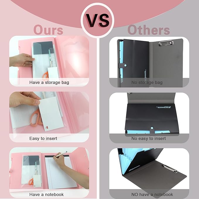 Pink Expandable File Folders - Image 4