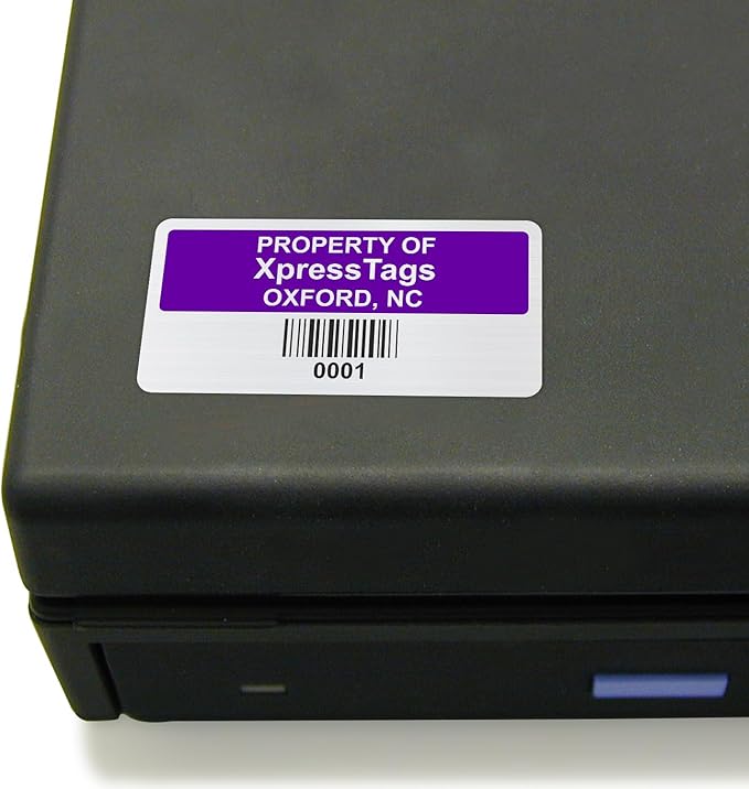 XpressTags 0.75"x1.5" Custom Asset Tags, Fixed Inventory Stickers - Image 4