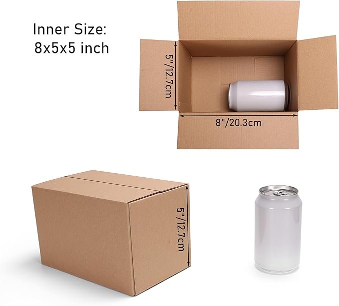 CRUGLA 40 Packs 8x5x5 Shipping Boxes - Image 2