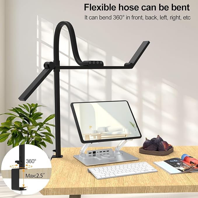 3 Light Bar Gooseneck Architect Desk Lamp - Image 4