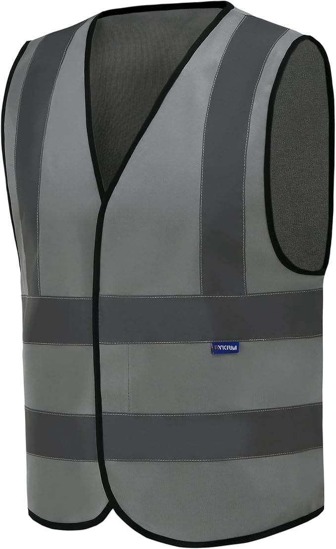 AYKRM 12 colour High visibility viz vest hi vis viz reflective work - Image 2