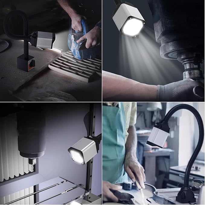 28LEDs Magnetic Light, 1320 Lumen 120v Flexible Gooseneck Work Light - Image 6