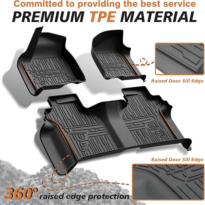 TripleAliners Floor Mats All Weather Compatible - Image 3