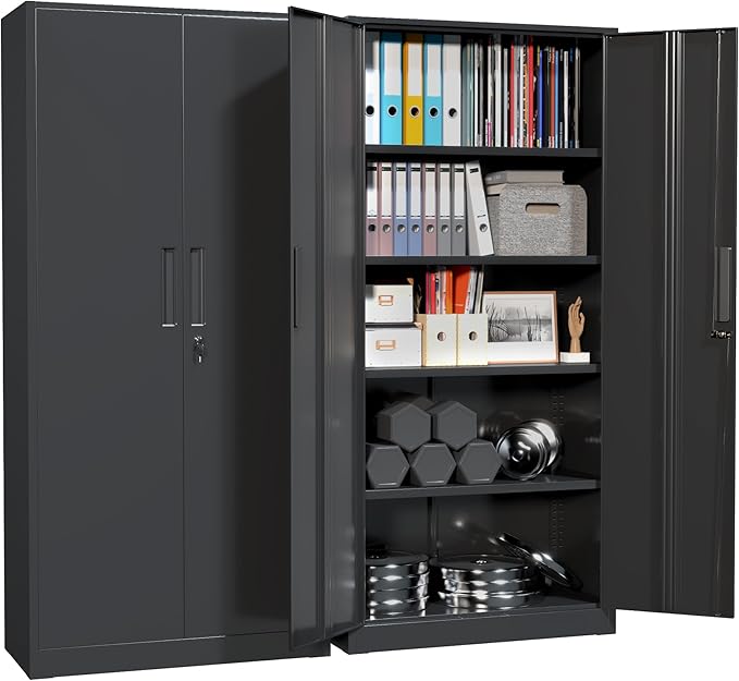 Superday Metal Garage Storage Cabinet by SuperdayMetalFurniture