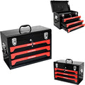 3 Drawers Metal Tool Box by Unknown