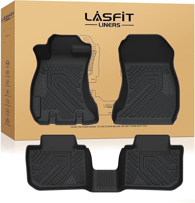 LASFIT Floor Mats for Subaru Crosstrek 2016-2017/XV Crosstrek 2013-2015/Impreza by LASFIT