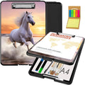 Clipboard with Storage, Office Supplies Nursing Clipboards Folder with Pen by CAPAUNVDA