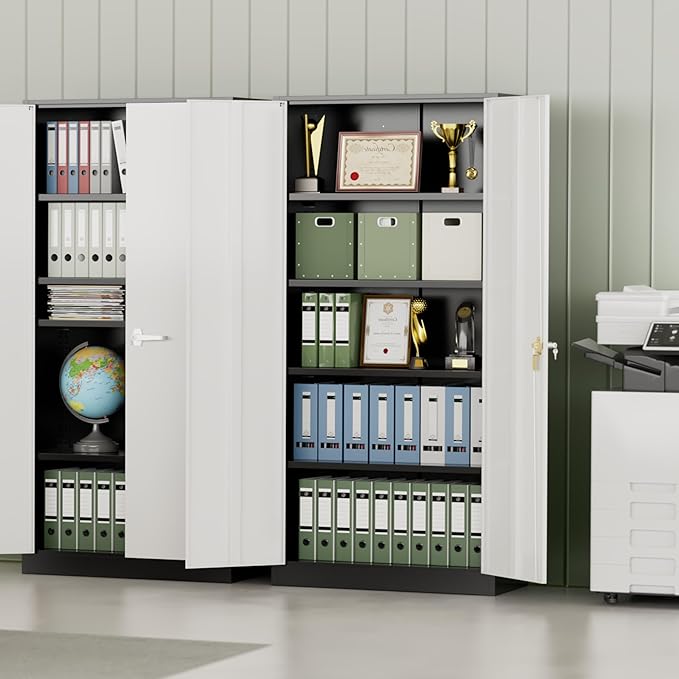 INTERGREAT Metal Storage Cabinet, Locking Tool Cabinets - Image 2