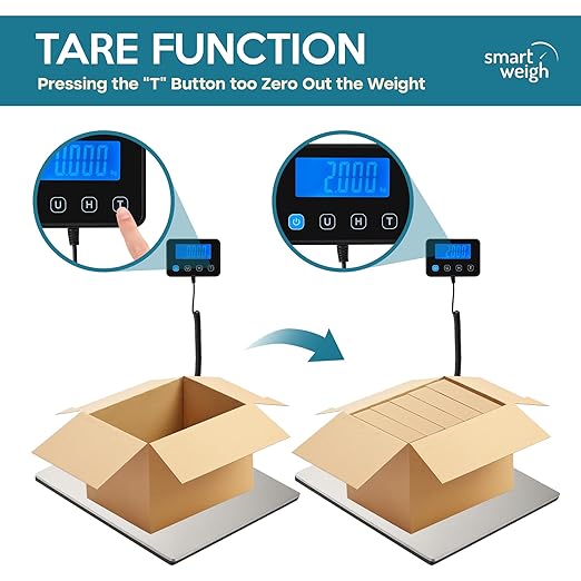 Smart Weigh 440lbs x 2 oz. Pro Digital Shipping and Postal Scale USB-C or - Image 4
