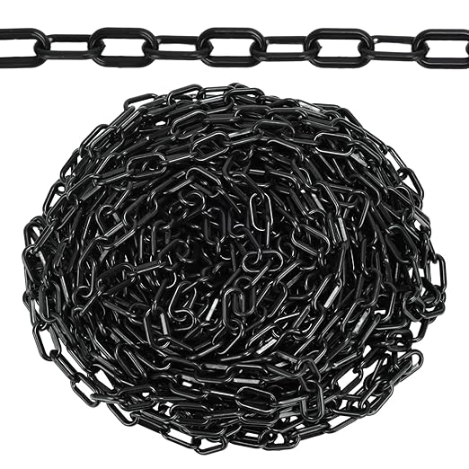 82FT Black Plastic Chain Barrier by LYHLYA