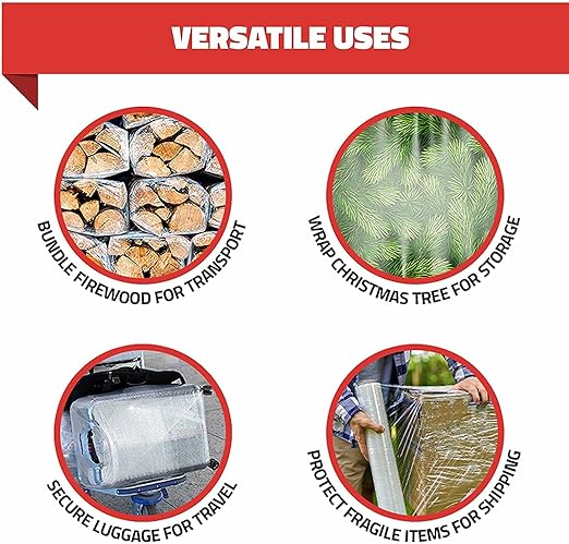 Stretch Wrap with Handle Industrial Strength 2 Pack 11" x 1000 Ft 60 Gauge - Image 8