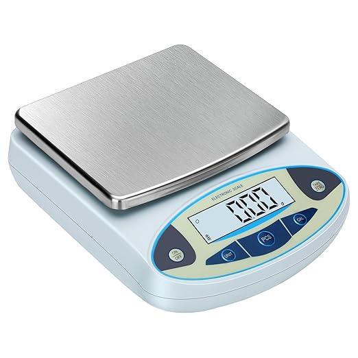 Lab Scale 6000gx0.01g, Analytical Balance 0.01g High Precision Electronic by Srora