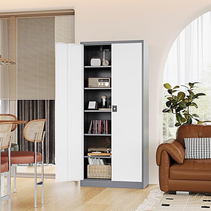 Metal Storage Cabinet-72” Tall Steel File Cabinets - Image 9