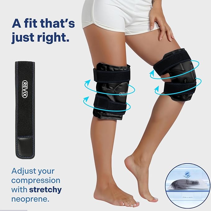 REVIX Ice Packs for Knee Relaxation, Reusable Gel Ice Wraps - Image 6