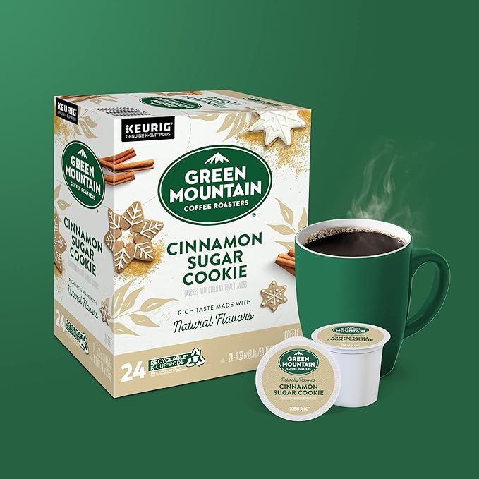 Green Mountain Coffee Roasters Cinnamon Sugar Cookie Keurig Single-Serve K-Cup - Image 8