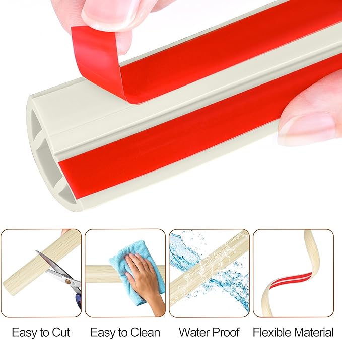 MYFAMIREA 10FT Floor Cord Cover - Image 3
