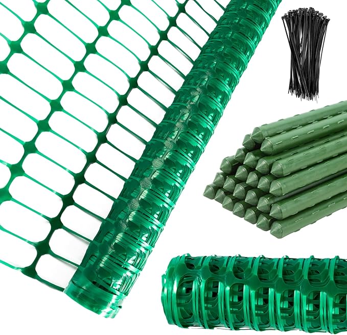 Plastic Fencing Temporary Fence, Snow Fence 4x100 by ACTREY