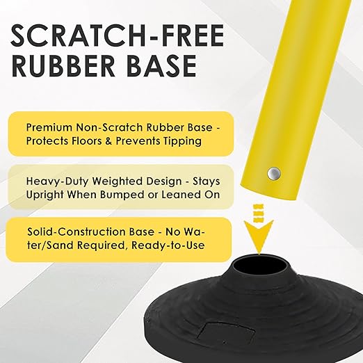 6 Pack Stanchions with Retractable Belts - Image 4