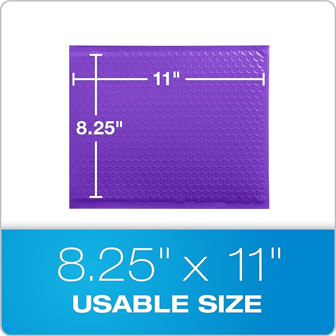 Quality Park Bubble Mailers, 8.25" x 11", Padded Envelopes, Shipping Bags - Image 6