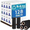 Rosmonde Black Plastic Wrap, 128 Rolls Bulk Pack, 80 Gauge Thick Shrink Wrap by Rosmonde