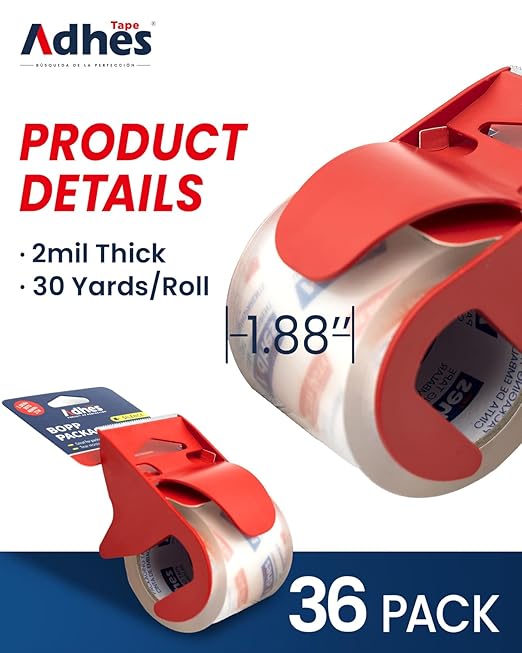 DHES No Noise Clear Packing Tape - Image 2