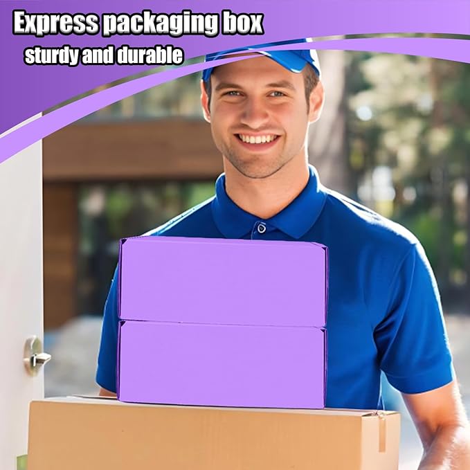 Small Shipping Boxes, 50 Pack Cardboard Box Corrugated Mailer Boxes Small - Image 6