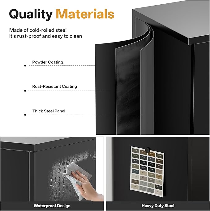 Metal Garage Storage Cabinets，Metal File Cabinet - Image 4