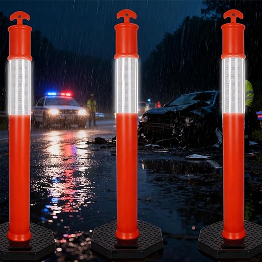 46” Traffic Delineator Post Cones by Unknown