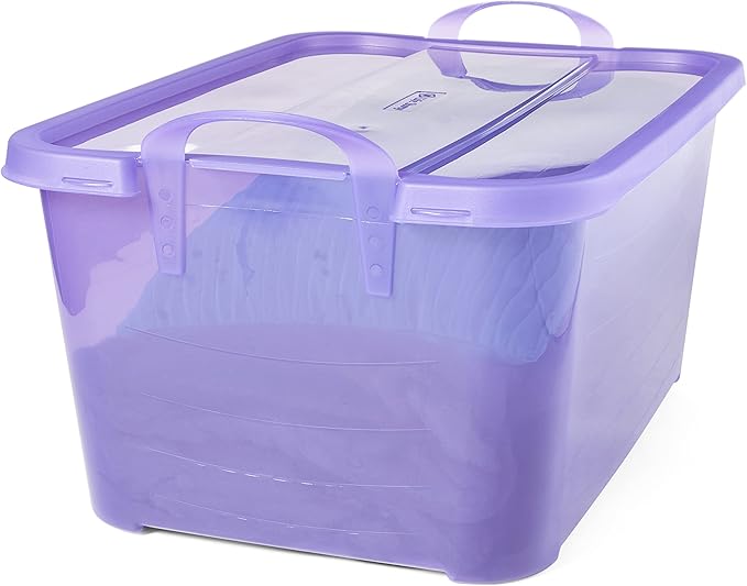Life Story 24 Pack Light Duty Stackable Storage Bin, 55 Quart Home Organizer - Image 5