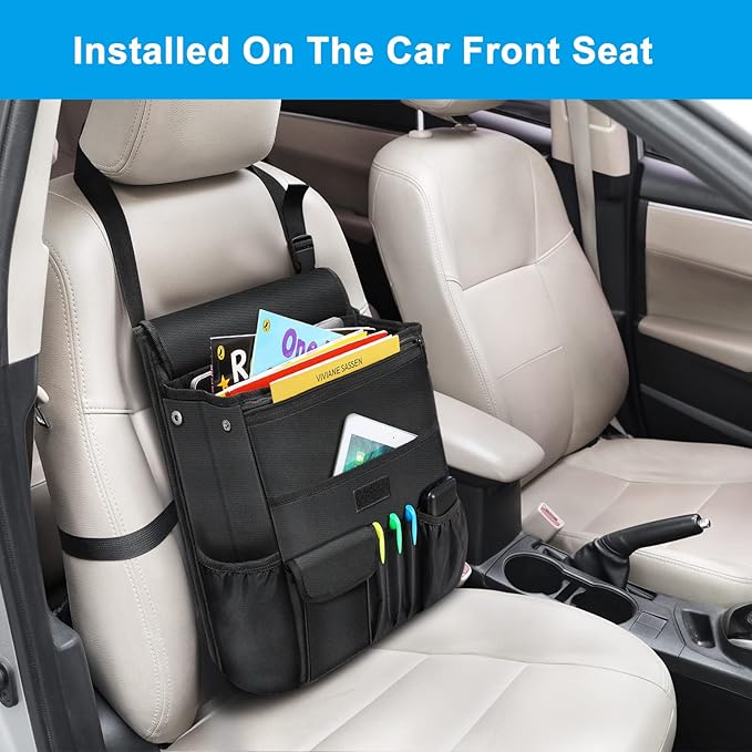 Car Front Seat Organizer| Efficient Car Organizers and Storage | Laptop - Image 5