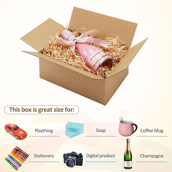 Eupako 9x6x4-Small-Shipping-Boxes-30-Pack-Brown-Corrugated-Box-Mailers - Image 3