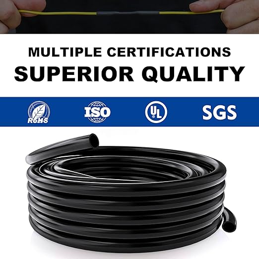 3/8" Heat Shrink Tubing, 32.8 Feet Roll Industry Marine Grade 3:1 Shrink Ratio - Image 7