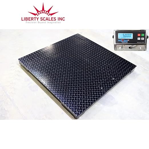 Heavy Duty Industrial 48" x 48" Floor Scale Accurate Digital Pallet Scales - Image 2