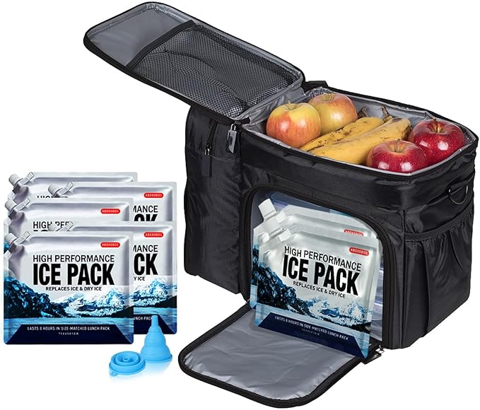 Reusable Ice Packs for Coolers Long Lasting Gel Freezer Packs for Cooler Bag - Image 5