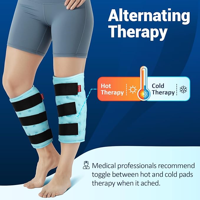 Comfytemp Extra Large Calf Shin Splint Ice Packs - Image 4