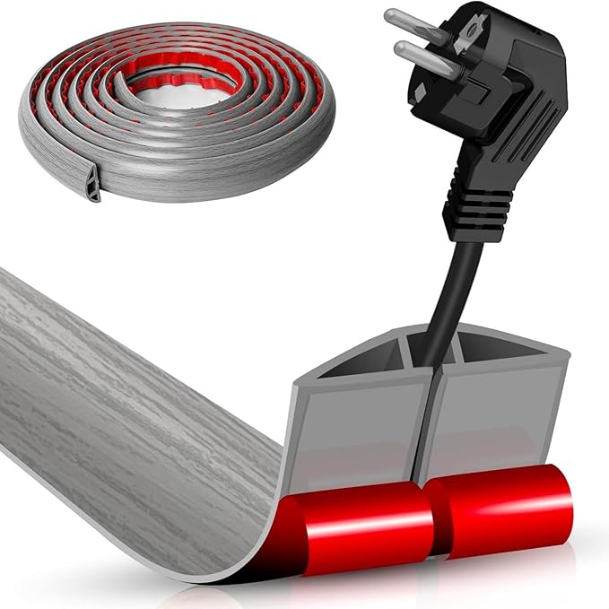 Floor Cable Cover Strips SelfAdhesive Cord Organizers by Unknown