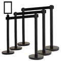 VIP Crowd Control Retractable Belt Stanchion Queue Safety Barrier Set by CrowdControlCenter