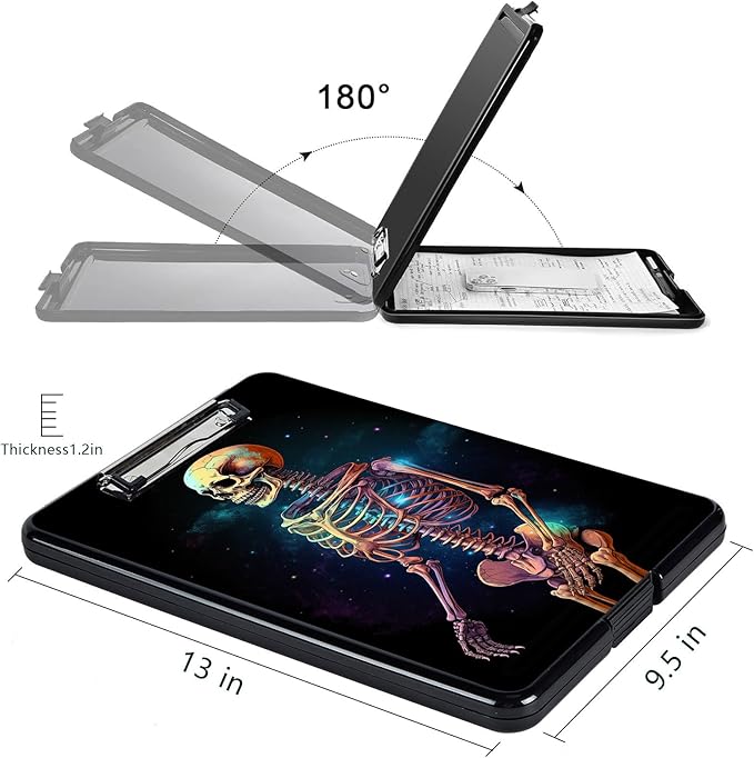 Clipboard with Storage, High Capacity Plastic Storage Clipboard with Pen Holder - Image 2