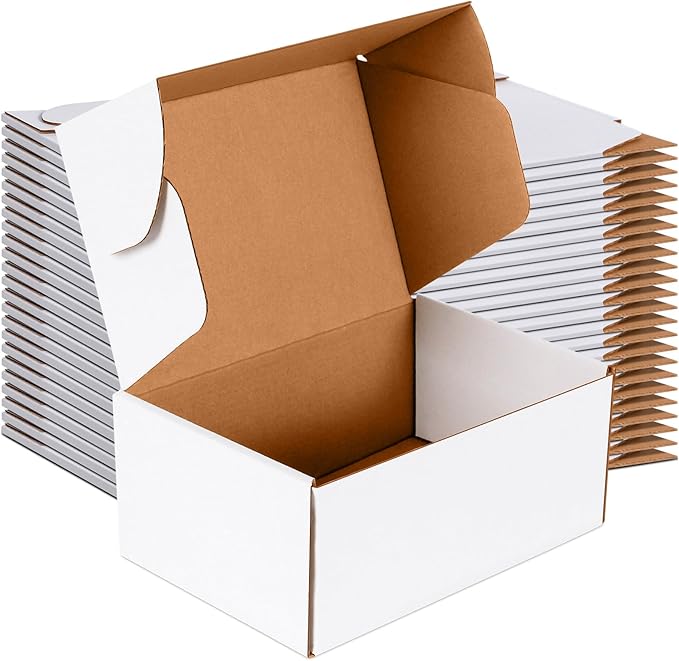 9x6x4 inch Small Shipping Boxes Set of 25 by JOWLOT