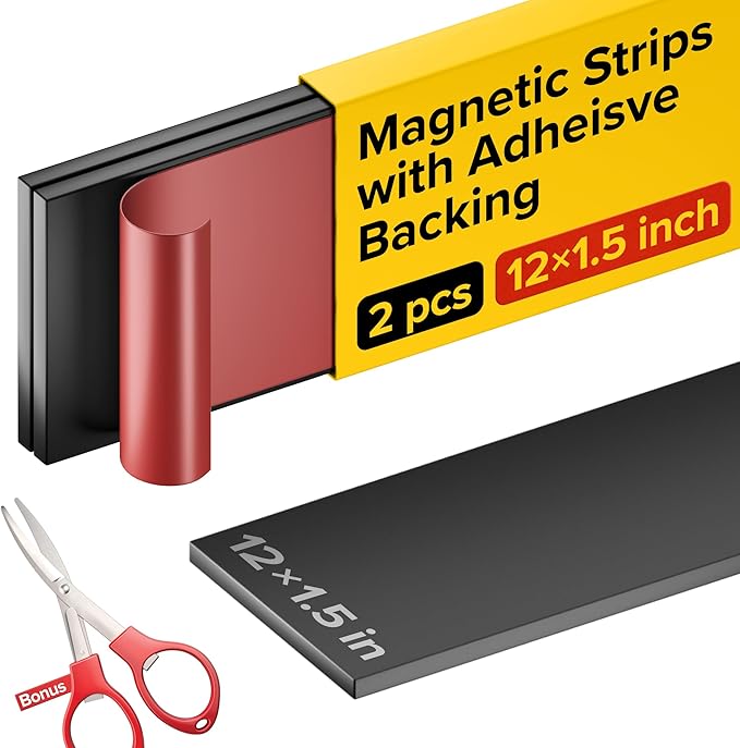 Adhesive Magnetic Strip for Knives Kitchen by X-betMAGNET