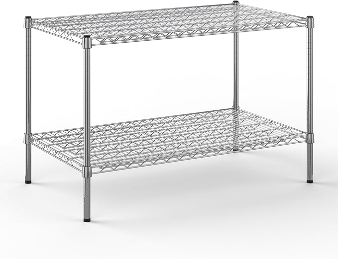 24" Deep x 42" Wide x 27" Height Wire Shelving Kit | 2-Tier | NSF Commercial by Regal+Altair