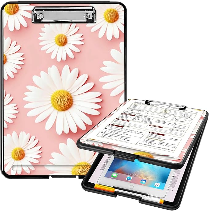 A4 Clipboards, Heavy Duty Waterproof Nursing Plastic Folder Clipboard by Unknown