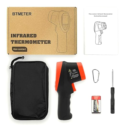 BTMETER BT-1500 Pyrometer 30:1 Industrial Laser Thermometer Gun, -58℉ to 2732℉ - Image 9