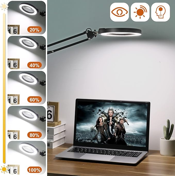 VEEMAGNI 5 Inch Large Magnifying Glass - Image 5