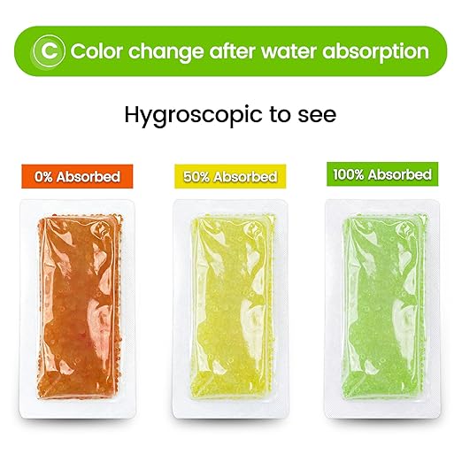 6Pcs 40 Gram Rechargeable Desiccant Packs, Indicating Silica Gel, Gun Safe - Image 4